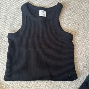 Zara Kids Cropped Rib Tank